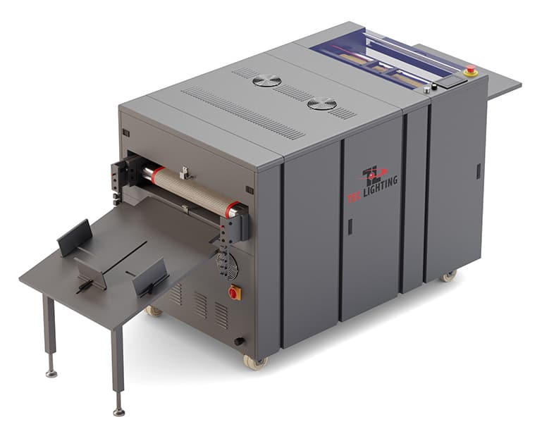 TruCoat Hand-Fed UV Coater side